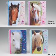 NOTESIK SPIRALNY HORSES DREAMS GRANATOWY 4425A. Wydawca: PLUS-Z. Dadada.pl Opakowanie NOTESIK SPIRALNY HORSES DREAMS GRANATOWY 4425A