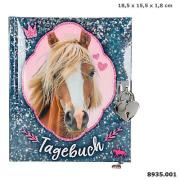 Opakowanie PAMIĘTNIK Z KŁÓDKĄ HORSES DREAMS GRANATOWY 8935A