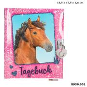 Opakowanie PAMIĘTNIK Z KŁÓDKĄ HORSES DREAMS RÓŻOWY 8936A