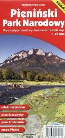 PIENIŃSKI PARK NARODOWY MAPA TURYSTYCZNA 1:20 000 MAPA WODOODPORNA. Autor: Opracowanie zbiorowe. Dadada.pl Okładka książki PIENIŃSKI PARK NARODOWY MAPA TURYSTYCZNA 1:20 000 MAPA WODOODPORNA