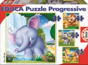 PUZZLE 4W1 ZWIERZĘTA . Wydawca: Lider Serwis Zbigniew Raszka. Dadada.pl Opakowanie PUZZLE 4W1 ZWIERZĘTA