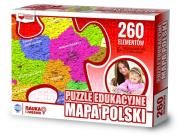 Puzzle Edukacyjne mapa Polski. Wydawca: ZACHEM. Dadada.pl Opakowanie Puzzle Edukacyjne mapa Polski
