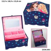 SZKATUŁKA Z PODŚWIETLANYM LUSTERKIEM TOP MODEL GRANATOWA 2336A. Wydawca: PLUS-Z. Dadada.pl Opakowanie SZKATUŁKA Z PODŚWIETLANYM LUSTERKIEM TOP MODEL GRANATOWA 2336A