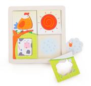 UKŁADANKA DREWNIANA FARMA KSZTAŁTY 1573674. Wydawca: Brimarex. Dadada.pl Opakowanie UKŁADANKA DREWNIANA FARMA KSZTAŁTY 1573674