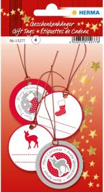 Opakowanie ZAWIESZKI CZERWONE BOŻE NARODZENIE OKRĄGŁE 15277