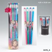 ZESTAW 4 OŁÓWKÓW Z GUMKĄ TOP MODEL 6676A. Wydawca: PLUS-Z. Dadada.pl Opakowanie ZESTAW 4 OŁÓWKÓW Z GUMKĄ TOP MODEL 6676A