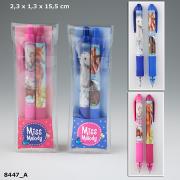 ZESTAW DŁUGOPISÓW KULKOWYCH MISS MELODY RÓŻOWY 8447A. Wydawca: PLUS-Z. Dadada.pl Opakowanie ZESTAW DŁUGOPISÓW KULKOWYCH MISS MELODY RÓŻOWY 8447A