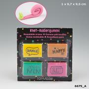 ZESTAW GUMEK DO ŚCIERANIA 4 SZT 6675A. Wydawca: PLUS-Z. Dadada.pl Opakowanie ZESTAW GUMEK DO ŚCIERANIA 4 SZT 6675A