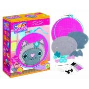 Opakowanie ZESTAW KREATYWNY USZYJ OBRAZEK Z KOTKIEM 74616