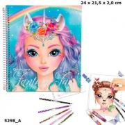 ZESTAW KREATYWNY Z NAKLEJKAMI FANTASY FACE 5298A. Wydawca: PLUS-Z. Dadada.pl Opakowanie  ZESTAW KREATYWNY Z NAKLEJKAMI FANTASY FACE 5298A