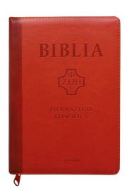 Biblia pierwszego Kościoła z paginatorami ceglasta. Autor: ks. prof.. Remigiusz Popowski SDB. Dadada.pl Okładka książki Biblia pierwszego Kościoła z paginatorami ceglasta