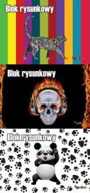 Opakowanie Blok rysunkowy A4 GIMBOO Vip 20 kartek 6 sztuk mix