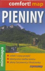 Okładka książki Comfort!map Pieniny 1:50 000 mapa mini 2018