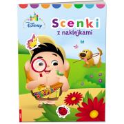 Okładka książki Disney Maluch Scenki z Naklejkami