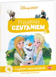 Disney Uczy Kraina Lodu Czytam Samodzielnie. Autor: Agata Widzowska. Dadada.pl Okładka książki Disney Uczy Kraina Lodu Czytam Samodzielnie