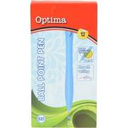 Opakowanie Długopis Soft Touch błękitny (12szt) OPTIMA