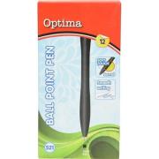 Opakowanie Długopis Soft Touch czarny (12szt) OPTIMA