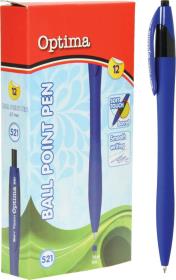 Opakowanie Długopis Soft Touch niebieski (12szt) OPTIMA