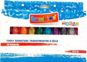 Opakowanie Farba brokatowa 3D 10x10,5ml.Bambino hobby