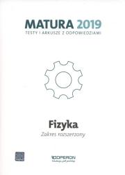 Okładka książki Fizyka. Matura 2019. Testy i arkusze. Zakres rozszerzony