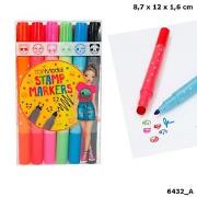 FLAMASTRY ZE STEMPELKAMI TOP MODEL 6432A. Wydawca: PLUS-Z. Dadada.pl Opakowanie FLAMASTRY ZE STEMPELKAMI TOP MODEL 6432A