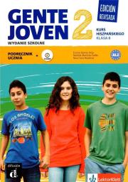 Gente Joven 2 Edición revisada klasa 8 Podręcznik. Autor: Encina Alonso Arija, Martinez Salles Matilde, Baulenas Sans Neus. Dadada.pl Okładka książki Gente Joven 2 Edición revisada klasa 8 Podręcznik