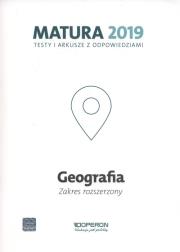 Geografia Matura 2019 Testy i arkusze Zakres rozszerzony. Autor: Plandowska Dorota, Siembida Jolanta, Zaniewicz Zbigniew. Dadada.pl Okładka książki Geografia Matura 2019 Testy i arkusze Zakres rozszerzony