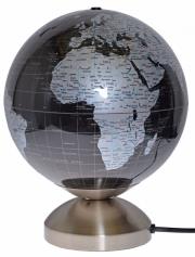 Opakowanie GLOBUS 200 MAŁY CZARNO SREBRNY PODŚWIETLANY