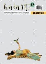 Ha!art 57 Lenistwo. Autor: praca zbiorowa. Dadada.pl Okładka książki Ha!art 57 Lenistwo