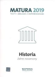 Historia Matura 2019 Testy i arkusze Zakres rozszerzony. Autor: Tulin Cezary, Kubicka Beata, Smuda Marek. Dadada.pl Okładka książki Historia Matura 2019 Testy i arkusze Zakres rozszerzony