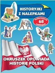 Okładka książki Historyjki z nalepkami. Okruszek opow. historię,,,