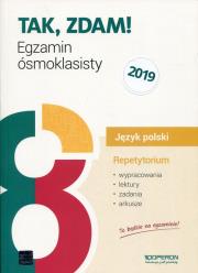 Język polski. Repetytorium. Wypracowania, lektury, zadania, arkusze. Egzamin ósmoklasisty. Autor: Frączek Ewa, Eisner Jolanta, Parchem-Albecka Beata, Cichewicz Małgorzata, Willma Agnieszka. Dadada.pl Okładka książki Język polski. Repetytorium. Wypracowania, lektury, zadania, arkusze. Egzamin ósmoklasisty