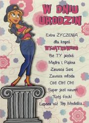 Opakowanie Karnet Comic B6 + koperta wzór nr 17 4 sztuki