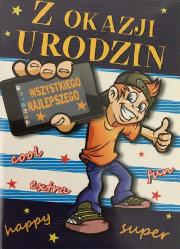 Opakowanie Karnet Young B6 + koperta wzór nr 09 (opakowanie 4 sztuki)