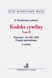Kodeks cywilny Tom II Komentarz do artykułów 450-1088. Przepisy wprowadzające. Autor: K.Pietrzykowski. Dadada.pl Okładka książki Kodeks cywilny Tom II Komentarz do artykułów 450-1088. Przepisy wprowadzające