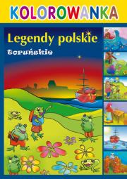 Okładka książki Kolorowanka Legendy polskie toruńskie