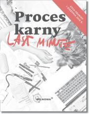 Okładka książki Last Minute Proces Karny