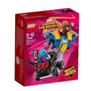 Opakowanie LEGO MARVEL SUPER HEROES STAR LORD VS NEBULA 76090