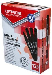 Marker permanentny OFFICE PRODUCTS, okrągły, 1-3mm (linia), czarny 12 sztuk. Wydawca: Office Products. Dadada.pl Opakowanie Marker permanentny OFFICE PRODUCTS, okrągły, 1-3mm (linia), czarny 12 sztuk