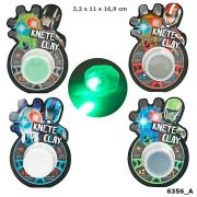 MASA PLASTYCZNA METALICZNA MONSTER CARS ZE ŚWIATEŁKIEM 6356A. Wydawca: PLUS-Z. Dadada.pl Opakowanie MASA PLASTYCZNA METALICZNA MONSTER CARS ZE ŚWIATEŁKIEM 6356A