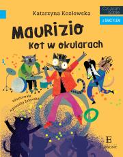 Maurizio. Kot w okularach. Czytam sobie z Bakcylem. Autor: Sękowska-Kozłowska Katarzyna. Dadada.pl Okładka książki Maurizio. Kot w okularach. Czytam sobie z Bakcylem