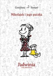 Mikołajek i jego paczka.Jadwinia i inne dziewczyny. Autor: René Goscinny, Jean Jacques Sempe. Dadada.pl Okładka książki Mikołajek i jego paczka.Jadwinia i inne dziewczyny