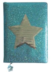 Opakowanie Notatnik niebieski Gwiazdka