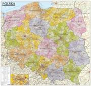 Opakowanie Polska mapa administracyjno-samochodowa 1:570 000 listwa