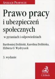 Okładka książki Prawo pracy i ubezpieczeń społecznych w pytaniach i odpowiedziach