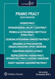 Okładka książki Prawo pracy Zbiór przepisów