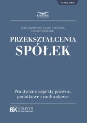Okładka książki Przekształcenia spółek