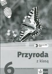 Przyroda SP KL 6. Ćwiczenia. Przyroda z klasą. Autor: Frąckowiak Ewa, Ewa Gęca, Buniowska Joanna. Dadada.pl Okładka książki Przyroda SP KL 6. Ćwiczenia. Przyroda z klasą