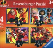 Opakowanie Puzzle 4w1 Iniemamocni 2