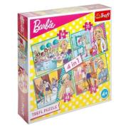 Opakowanie Puzzle 4w1 Kariera Barbie TREFL